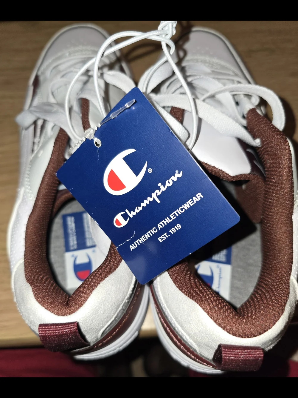 CHAMPION MENS SHOES MAROON/WHITE SIZE 11.5 BRAND NEW/NO BOX/CASUAL/SPORTS
